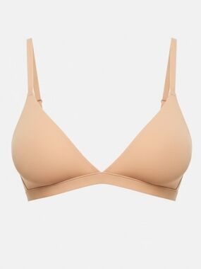SKIMS Fits Everyone Triangle Bra Bralette Medium Ochre NWT